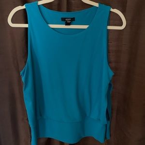 Alfani turquoise sleeveless top